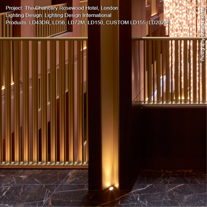 The Chancery Rosewood Hotel Lightgraphix Creative Lighting Solutions
